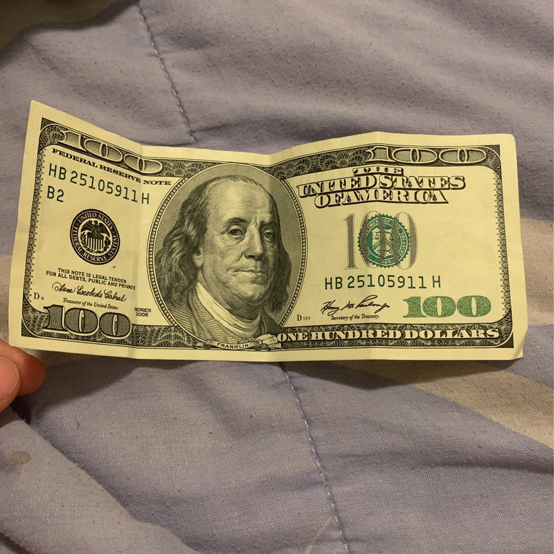 Old $100 Bill