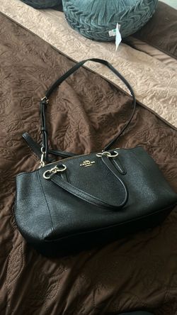 Coach Black coach purse Leather Shoulder Bag