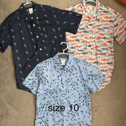 Boys Short Sleeved Shirts