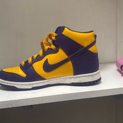Nike Dunk High Lakers