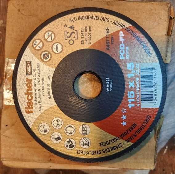 Fisher Grinder Cutting Wheel Pack Of 10