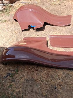 Fiberglass from t and rear fender and running boards model A or model T