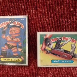 Rare 1987 Garage Pail 🪣 Kids Sticker Card Lot