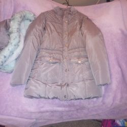 Girls Jacket With Removable Hoodie New No Tags $20obo