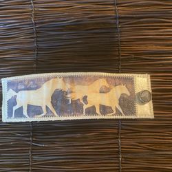 Sparkle Leather Cuff