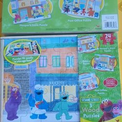 Seaseme Street Wooden Puzzle