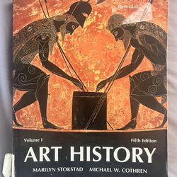 Art History, Volume 1, Fifth Edition by Marilyn Stokstad and Michael W. Cothren