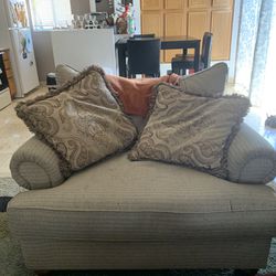 Brown Sofa/ Loveseat