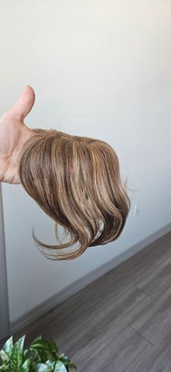 Real human hair topper 8 inch  new