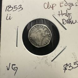 1853 Half Dime