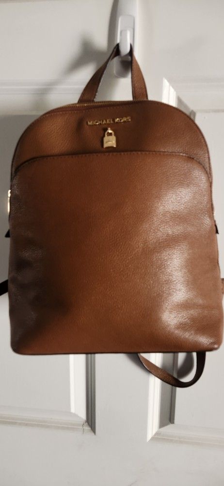 Michael Kors Adele Leather Backpack