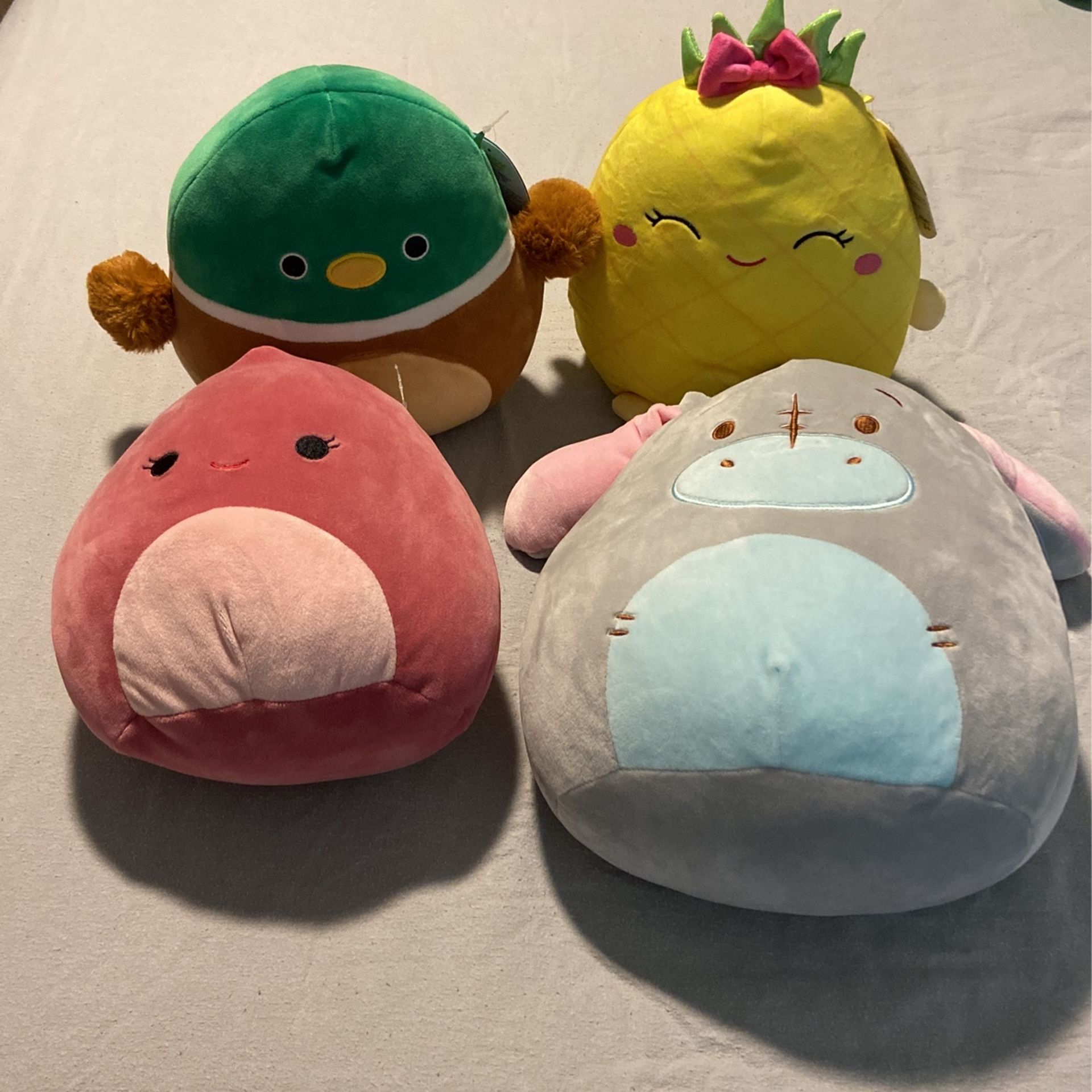Various Squishmallows With Tags
