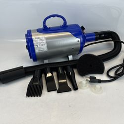 Shelandy STL-1902 3.2HP Total Power Adjustable Speed Heating Pet Hair Dryer 120V