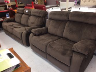 Brand New Reclining Couch and Loveseat
