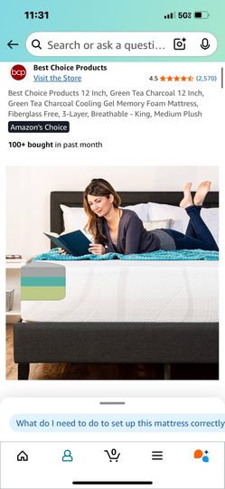 Brand new king Memory Foam Bed