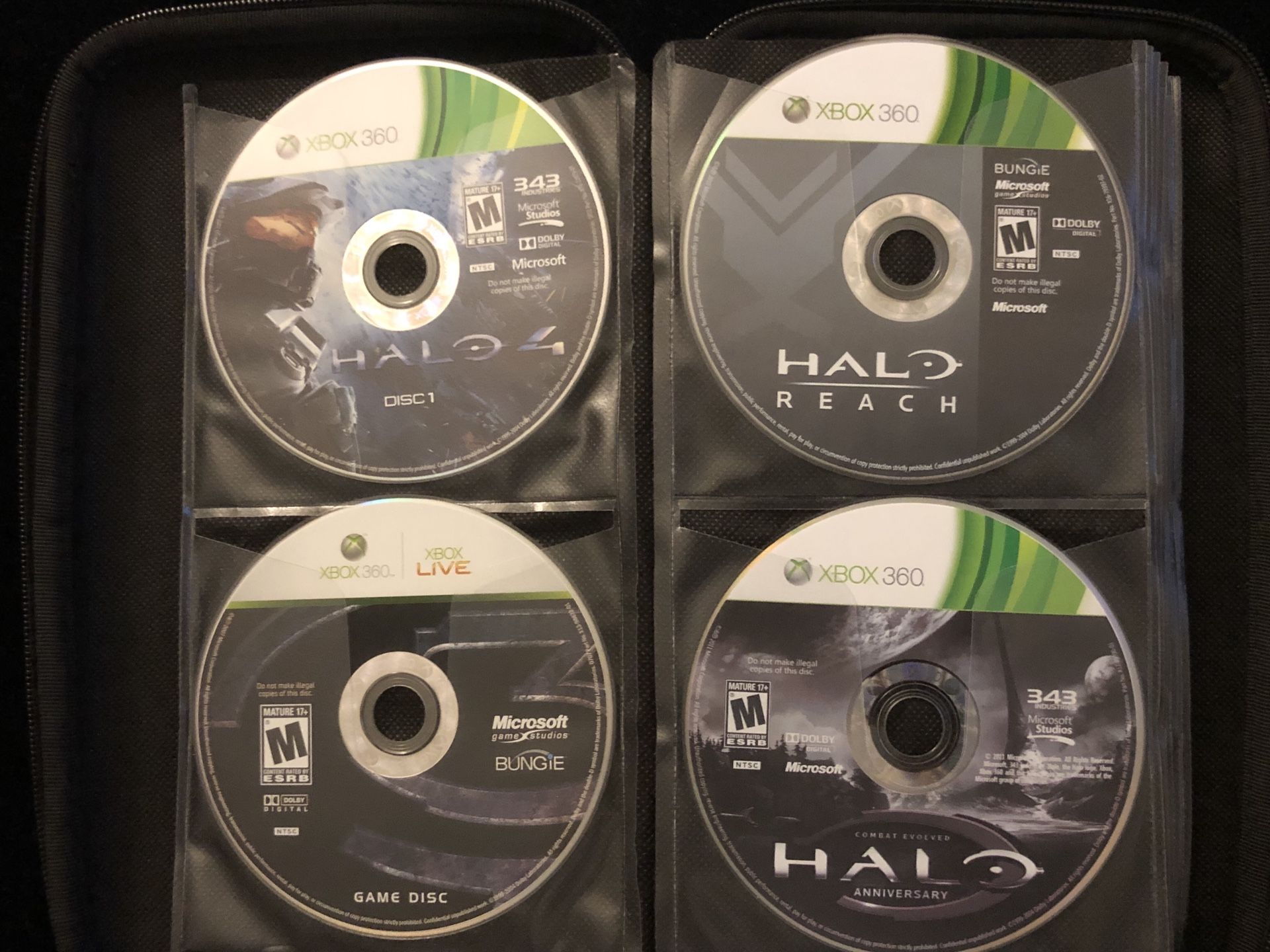 Xbox 360 Lot of 22 Games(Discs ONLY)Halo Dead Space Mass Effect Witcher C.O.D(Post Nintendo era)