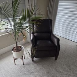 Arhaus recliner chair couch pure leather 