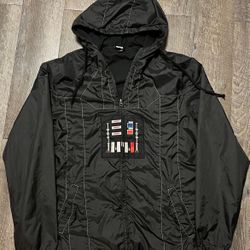 Disney Star Wars DARTH VADER Windbreaker Jacket Size XL