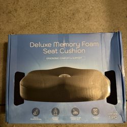 Deluxe Memory Foam Seat Cushion 2-Pack