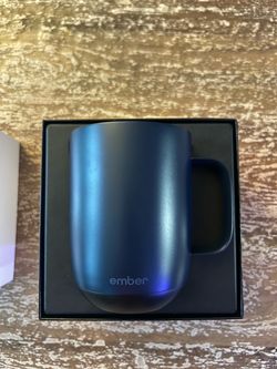 Brand new, open box but never used! Ember 2 Mug, color blue, 14oz.