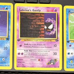 1st Edition Pokemon Cards in Near Mint Condition