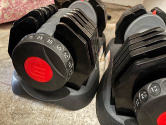 50 Pound Selectable Dumbells