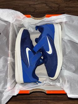 Nike Downshifter 9 (TDV)  Blue Velcro Size 8C