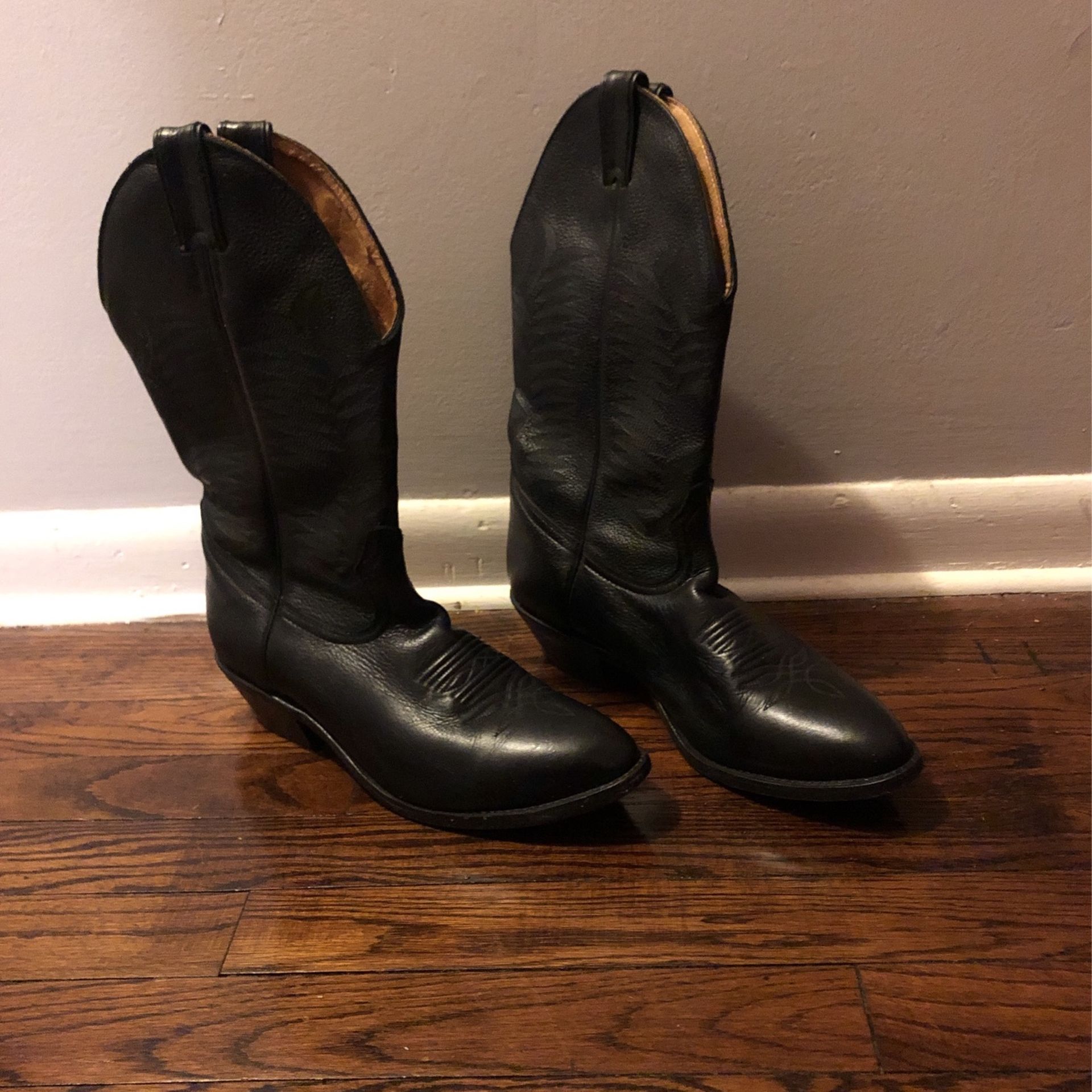 Baby Ostrich Cowboy Boots - 10