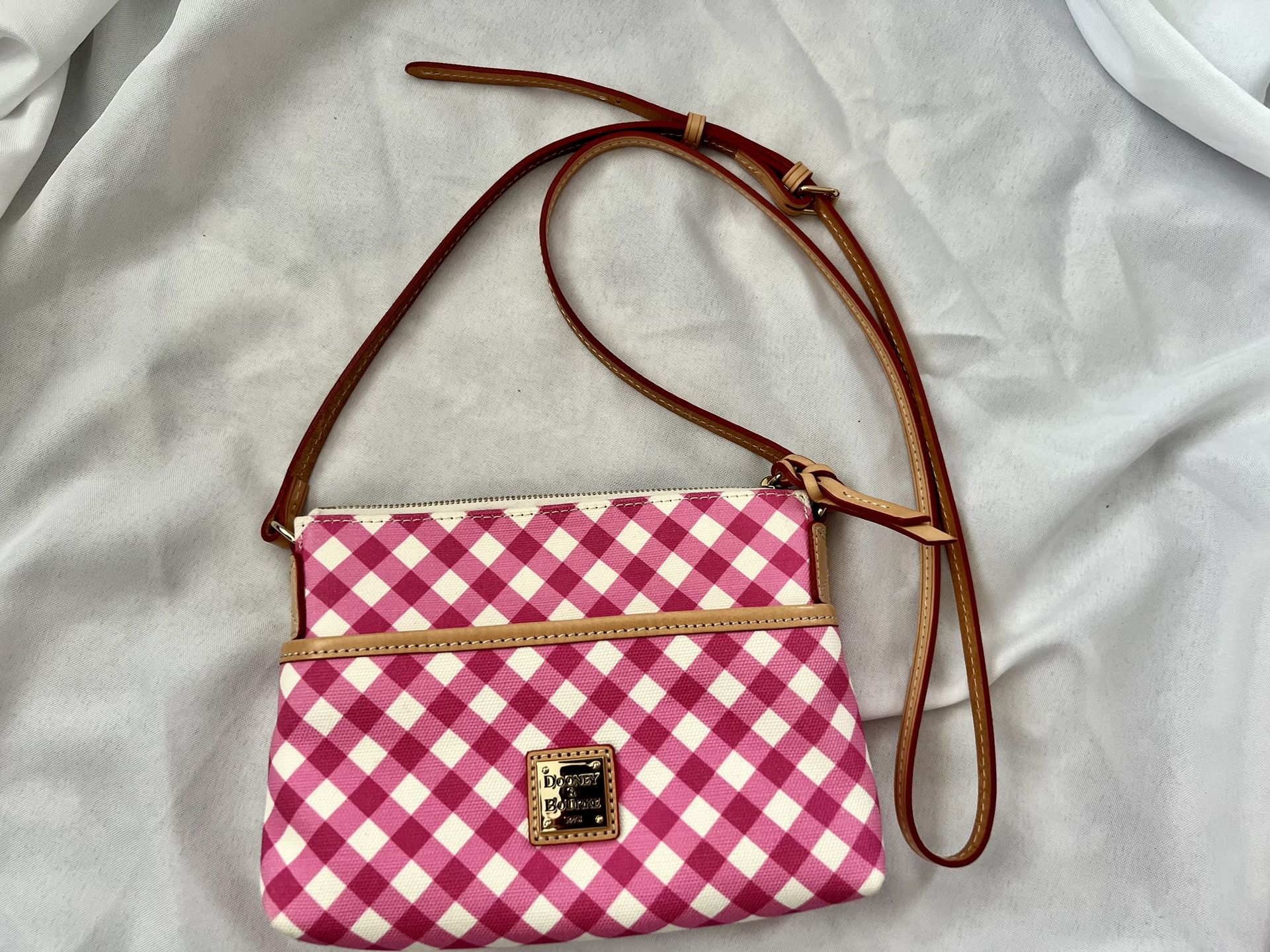Dooney & Bourke Pink and White Bag