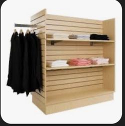 Double Sided Slat wall Display