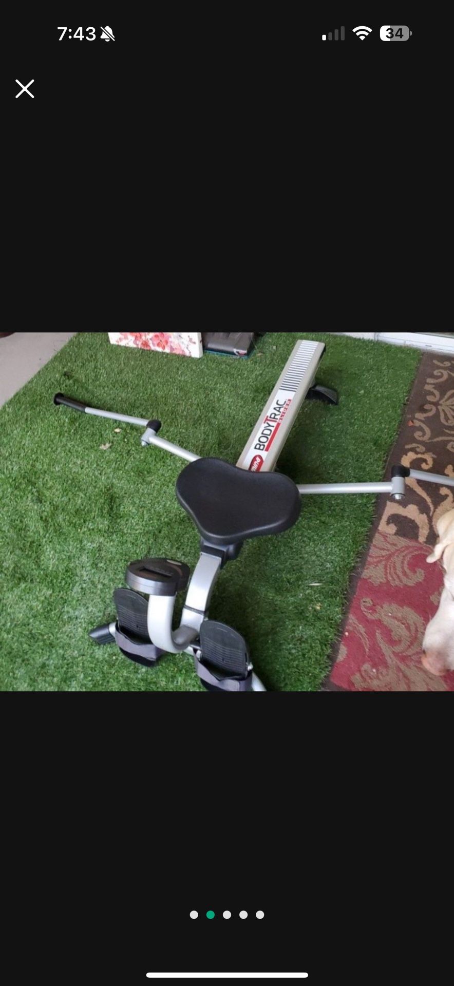 Stamina Body Trac glider (row machine)