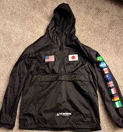 Black Windbreaker Jacket