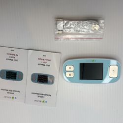 6 Leads Portable ECG Monitor Record ECG & Heart Rate in 6 Channels /OPEN BOX