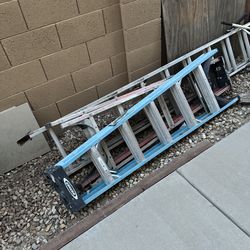 24 ft ladder & 2 6 ft ladders