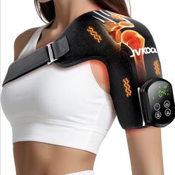 3 in 1 Portable Shoulder Massager Heating Pad, Infrared Light Therapy for Arthritis,Improve Joint Muscle