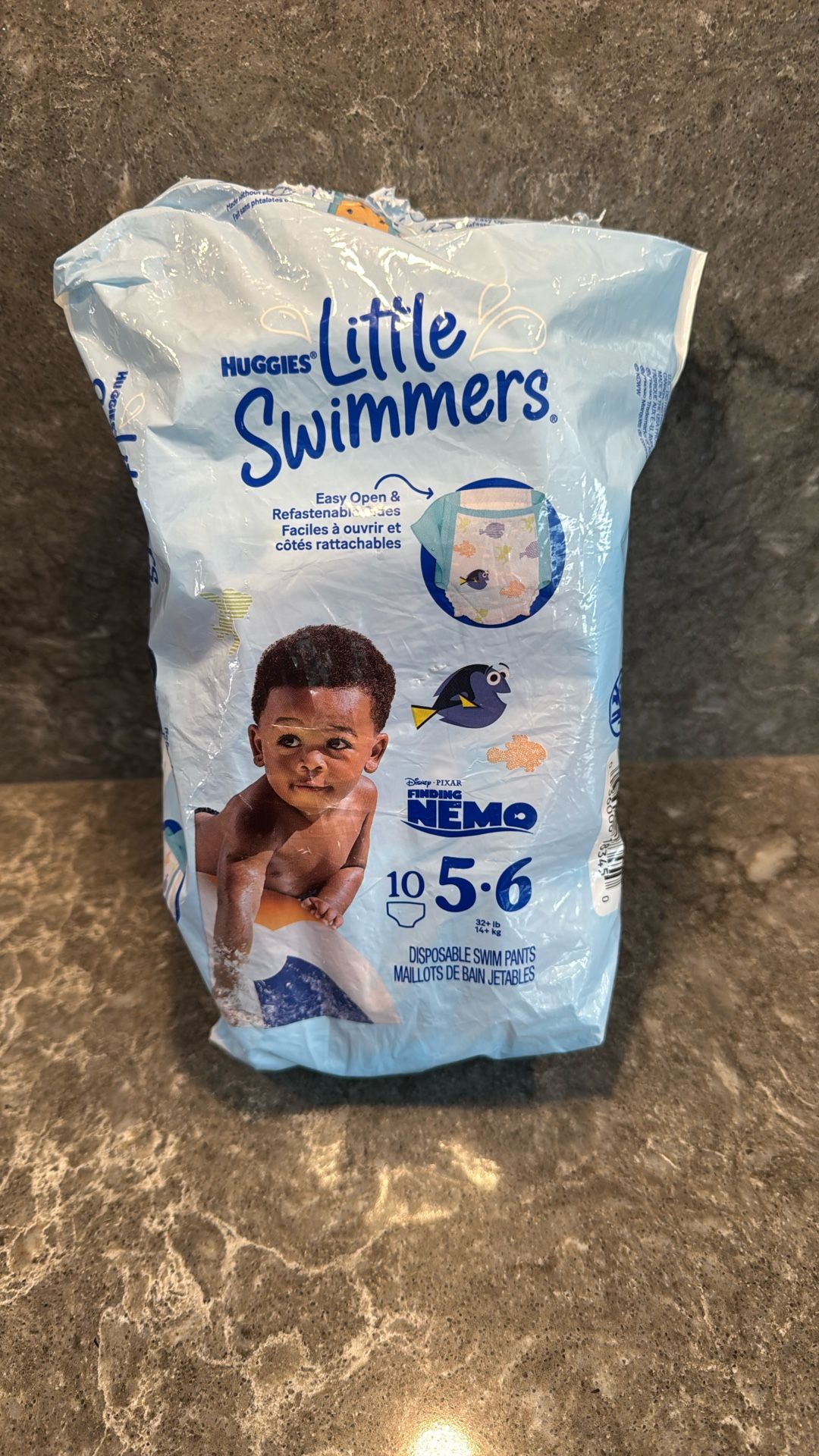 FREE Huggies Swim Diapers - Size 5/6 (Open Bag - Pack of 5)