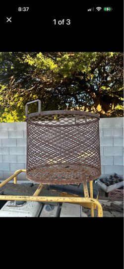 Heavy Duty Metal Mesh Basket with Handle