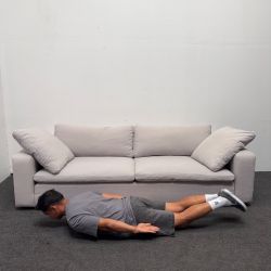 Light Gray Utopia Sofa 96” - In Excellent Condition - Can Deliver - Cloud Like Modern Style