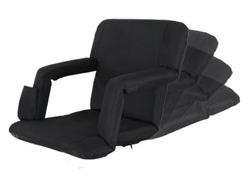 ZENY™ Portable Stadium Seat for Bleachers and Bench 5-Reclining Adjustable Positions Foldable Chair