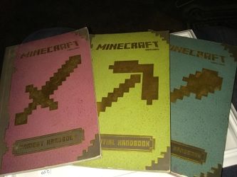 lot of 3) Minecraft reading books