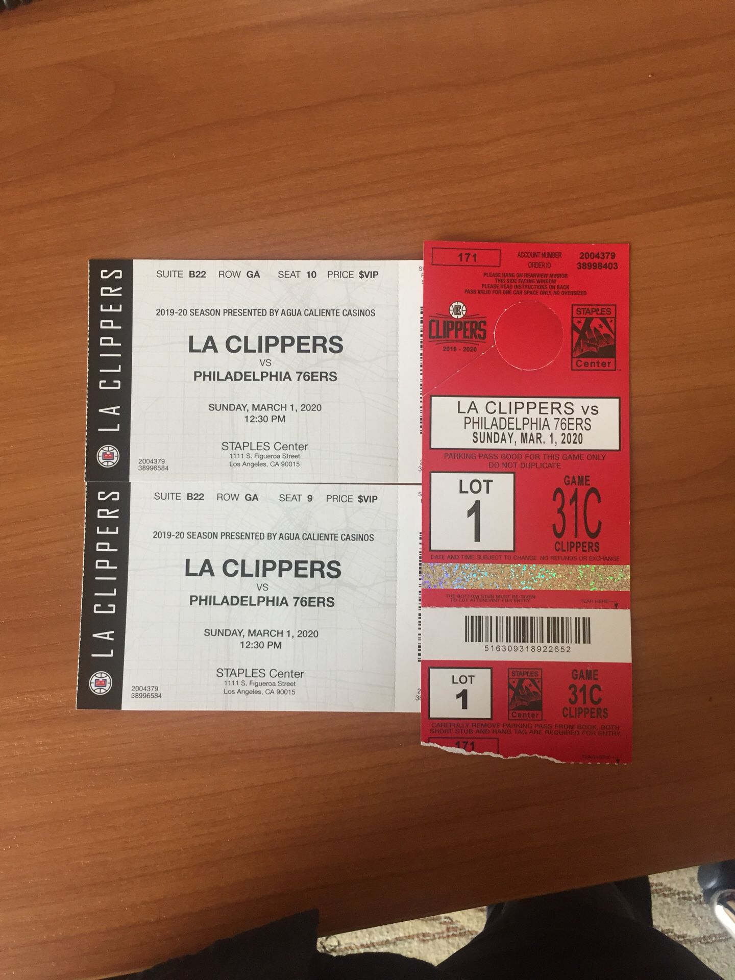 VIP Clippers vs. 76ers Suite Box tickets plus VIP Parking