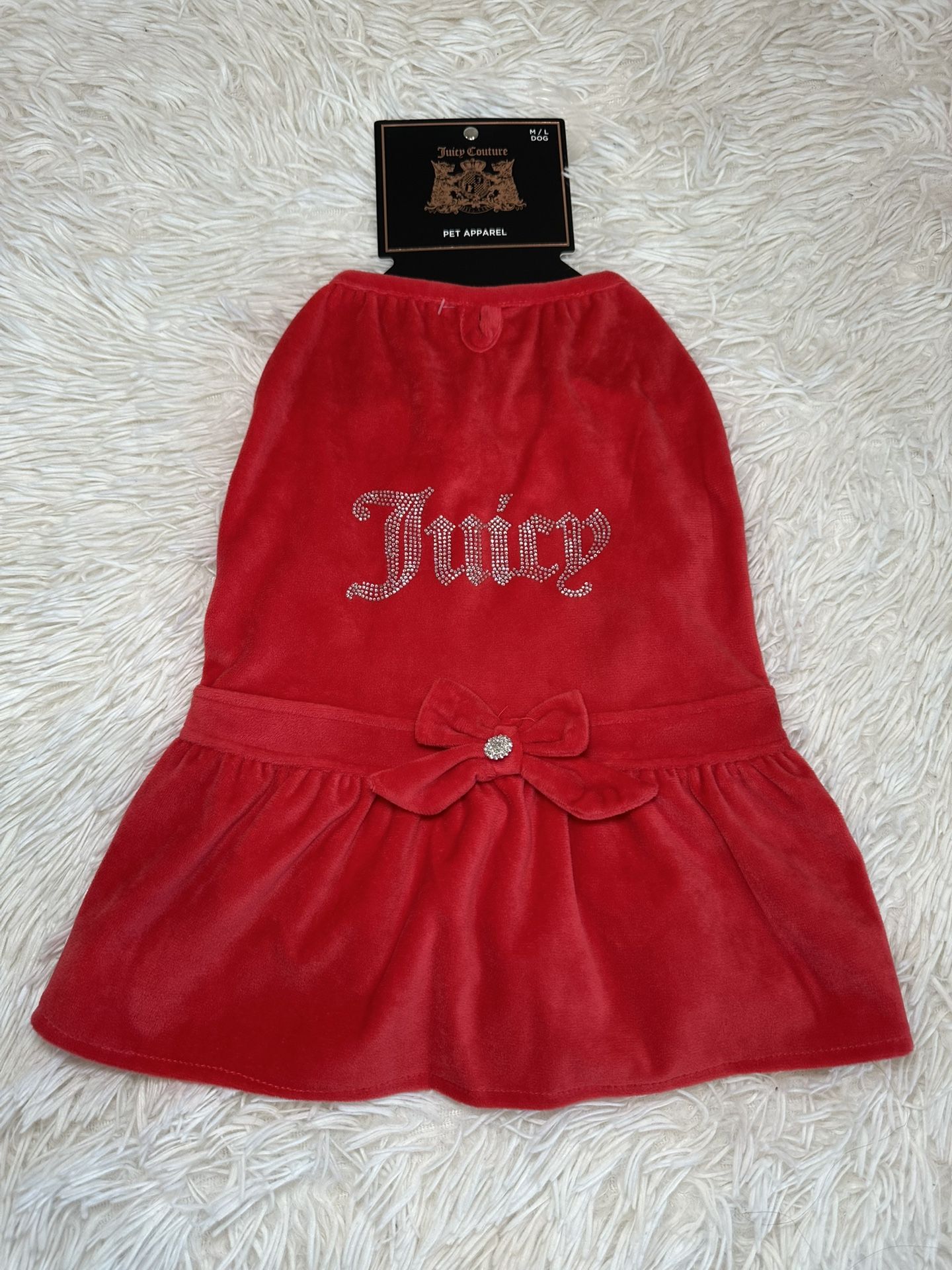 Red Juicy Couture Dog Dress Sizes: XS/ S & M/L for Sale in Los Angeles, CA  - OfferUp