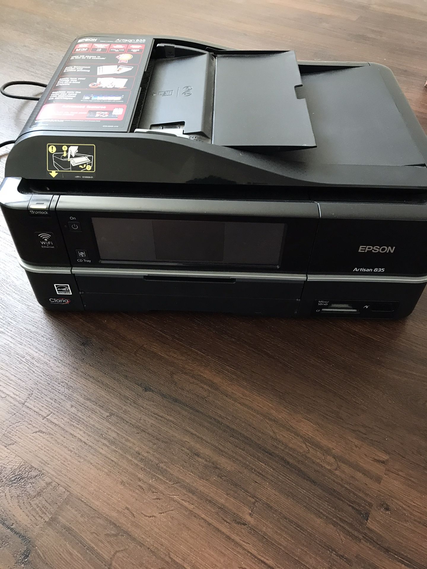 Epson Artisan 835 Wireless printer/fax/scanner/copier for Sale in