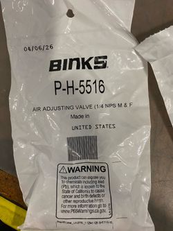 Binks air valve