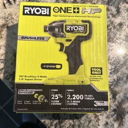 Ryobi Brushless 1/4 Impact Driver