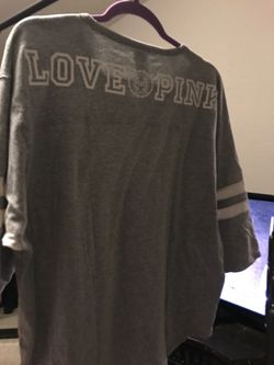 Pink boyfriend jersey tee