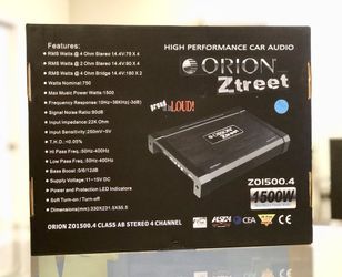 Orion 4 channel amplifier! 🌴🔊🔊🌴