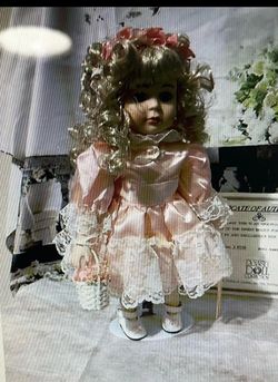 Dynasty Porcelain Flower Girl Doll #3