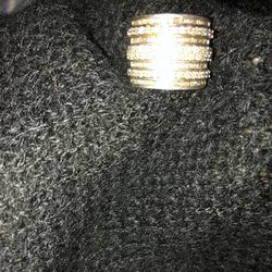 7 Row Diamond Ring