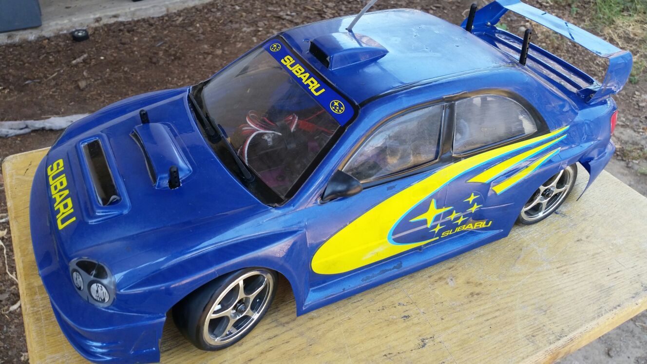 Cen tr4-4wd rc r/c nitro car (not traxxas or hpi) Subaru wrx